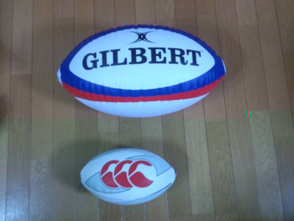 レア Gilbert 特大60cm ラグビーボール型 ビーチボール ボール 売買されたオークション情報 Yahooの商品情報をアーカイブ公開 オークファン Aucfan Com