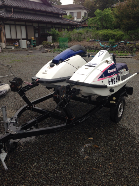 カワサキ、X2.650SX.軽2艇積トレーラー中古品(カワサキ)｜売買された 