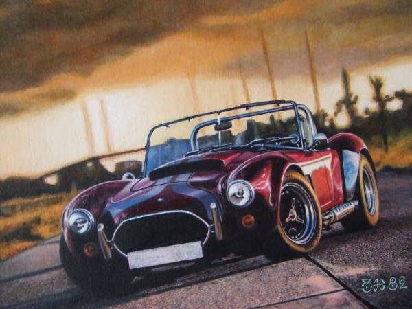 アメ車 コブラ 手描きイラスト アクリル画 アクリル ガッシュ 売買されたオークション情報 Yahooの商品情報をアーカイブ公開 オークファン Aucfan Com