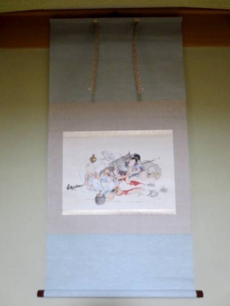 □「七福神之図」春画 掛軸 共箱 枕絵 浮世絵13□(浮世絵、版画)｜売買