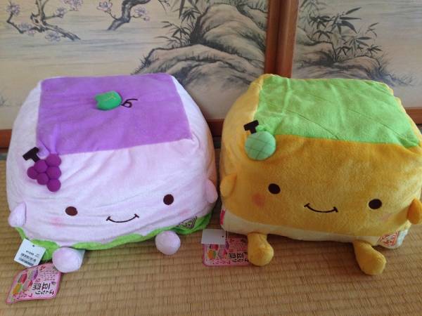 はんなり豆腐 ぬいぐるみ フルーツシリーズ 2コセット(キャラクター