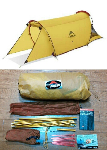 MSR - msr テントスキニーワン　スキニー1 テント MSR スキニー ワン 1人用 MSR Skinny One テント 絶版品(テント