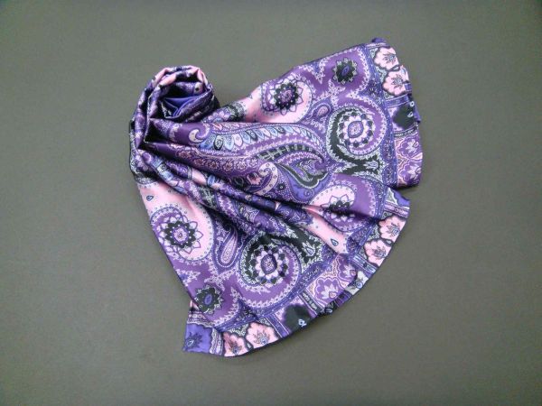 センシュアル♪TT TOP SCARF ペイズリー柄スカーフ パープル
