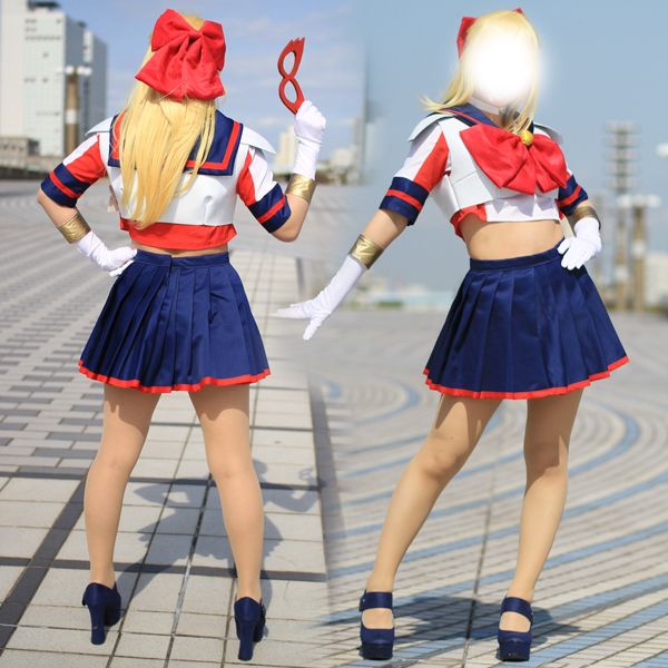 美少女戦士セーラームーン セーラーV コスプレ衣装 靴おまけ付(衣装 