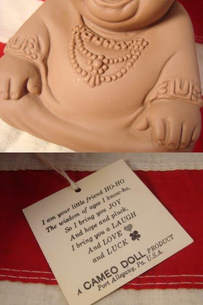 ビンテージ カメオ ローズオニール ソフビ 大仏人形○キューピー