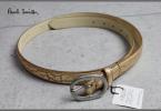 新品ポールスミス アンティーク ゴールド レザー ベルトL