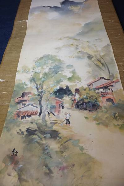 石川欽一郎 水彩画 掛軸 真作肉筆 臺灣軍司令部参謀部 通譯官 ⑪(自然、風景画)|売買されたオークション情報、yahooの商品情報を ...