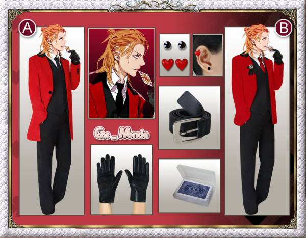 コスプレ うたプリ Joker Trap 神宮寺レン 衣装 ウィッグ コスプレ衣装 売買されたオークション情報 Yahooの商品情報をアーカイブ公開 オークファン Aucfan Com