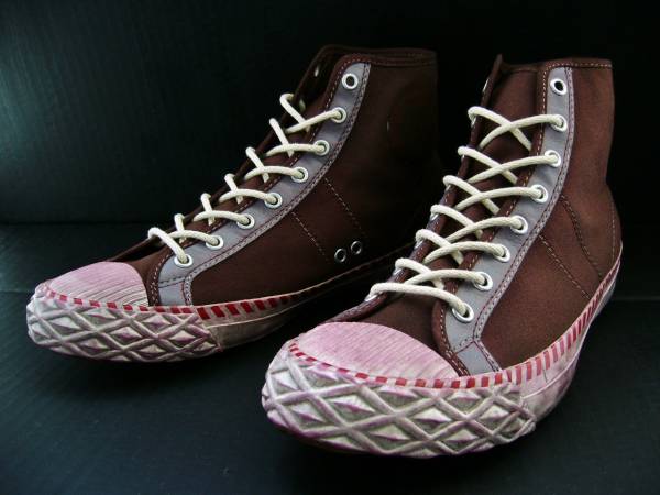 後染めスニーカー PF-FLYERS RAMBLER HI オリジナル紐付き