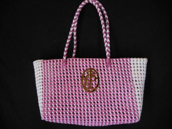 シアタープロダクツ ビニール 編み バッグ theatre products