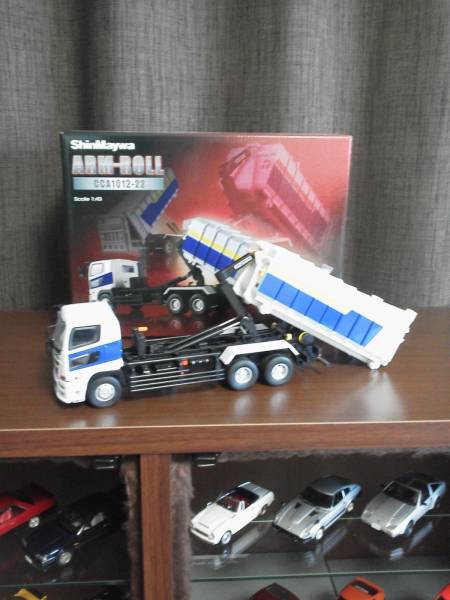新明和工業　ShinMaywa ARM-ROLL CCA1012-22 1/43 新明和 特注 1/43 アームロール CCA1012-22(商用車、公用車)｜売買され