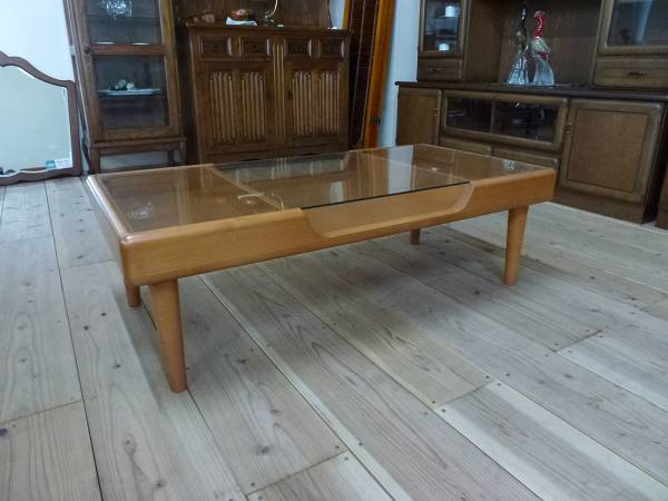 センターテーブル リビングテーブル 日本製 木製 新品 展示品