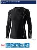 $＜在庫少＞シマノ LC・ロングスリーブシャツAS◆IN-080K[黒]LL