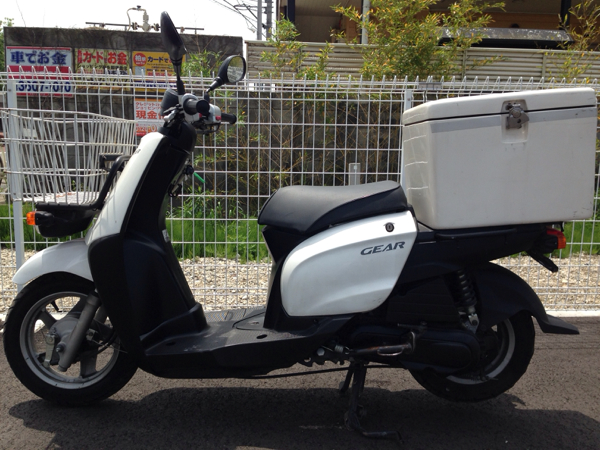 Yamaha Gear ヤマハ ギア 50cc 4スト Ua 06j リアbox 綺麗 50cc以下 売買されたオークション情報 Yahooの商品情報をアーカイブ公開 オークファン Aucfan Com