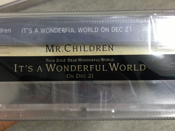 Mr Children It S A Wonderful World On Dec21 パンフレット その他 売買されたオークション情報 Yahooの商品情報をアーカイブ公開 オークファン Aucfan Com