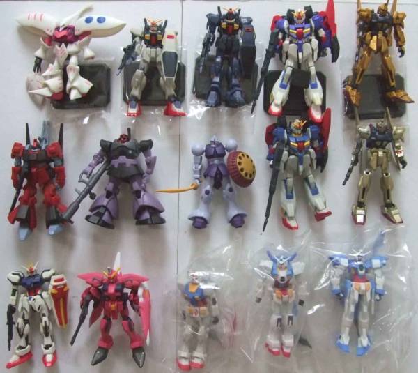 15個 ガンダム マグネット アクション (Z 百式 mk2 魂 ギャン(機動戦士