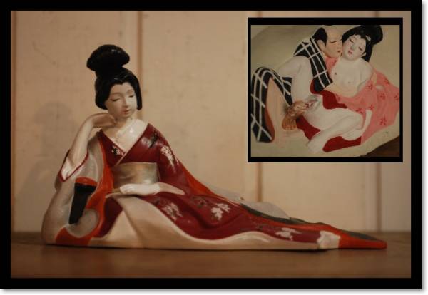 春画 和装 博多人形 和骨董 着物美人 浮世絵 エロ 美術品(日本人形