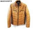 美品 美色 BOYCOTT ボイコット フェイクレザージャケット 中綿