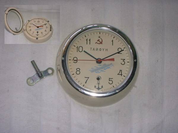 旧ソ連/ロシア製 潜水艦 航空機 時計 USSR 129CHS-55M 機械式 超珍品