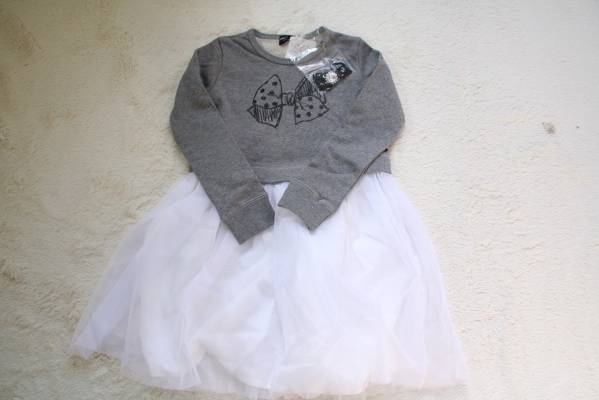 Pom　Ponetteポンポネット購入チュール付ワンピース130
