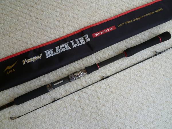 釣り具・ルアーロッド・釣竿】APIA Foojin BLACKLINE 97M Amazon.co.jp 