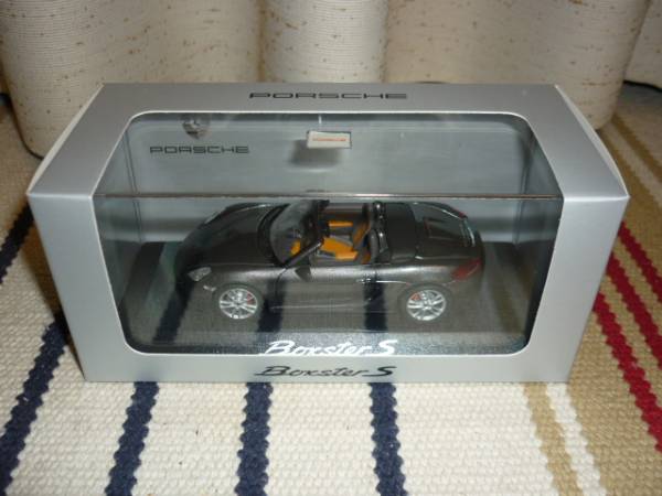 ポルシェ特注 ボクスター S (981) アーゲートグレーメタ 1/43