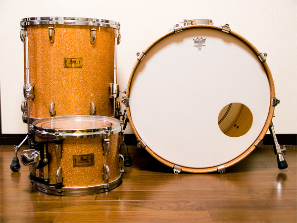 【美品】Pearl ドラムセット Classic Maple 3点セット【日本製】_1