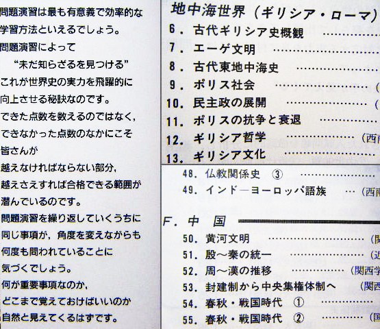 ☆武井の世界史500選1 先史・古代90/武井正教/代々木ゼミナール(社会