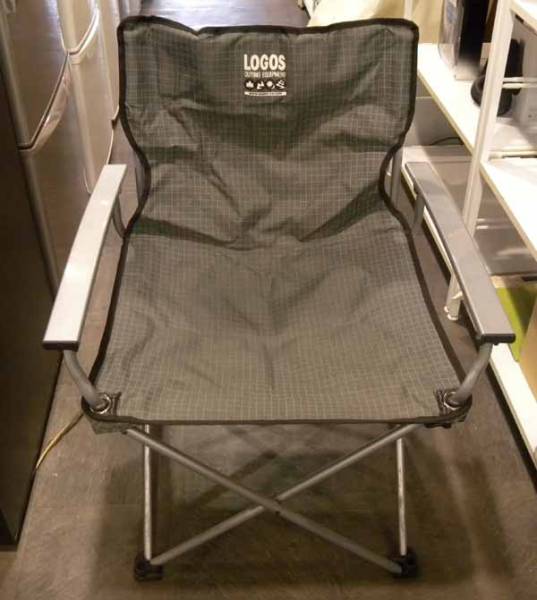 LOGOS/ロゴス　キングダムチェアー　収納袋付　中古品　グレー2