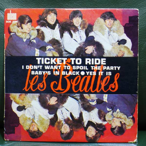 ビートルズLes BeatlesレアEP★エスキモーカバー★仏ODEONオリジ