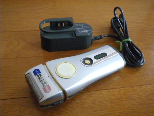 ナショナル 電気シェーバー ES781 充電式 National 充電 シェーバー ES8057 充電器 RC1-45 ジャンク 中古