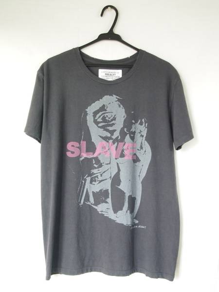 PEEL＆LIFT/ピールアンドリフト/slave tee/プリントT/XL/BLACK