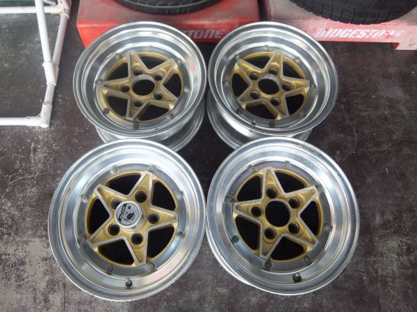 SSR スターファイブ 14インチ 旧車 レアモノ 114.3×5穴 KTSK⑭(社外品 