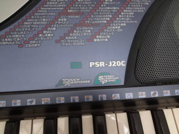 K95/ヤマハ YAMAHA PSR-J20C 電子 ピアノ 鍵盤 キーボード(ヤマハ