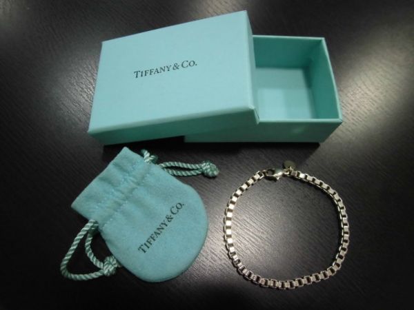 ◎TIFFANY＆Co.　シルバーブレスレット　ベネチアン1点　1219-KK