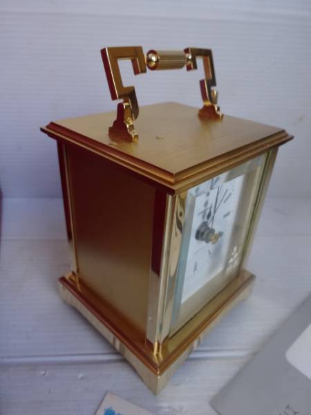☆ ドイツ ユンハンス水晶時計 電子ブザー付 美品 共箱付