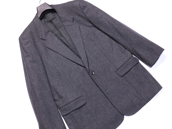 ★美品 Papas パパス × 伊GUABELLO S120/ カシミヤウールJKT L