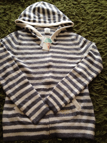 新品 未使用 ジェラートピケ ボーダー パーカー 即決 福袋 タグ