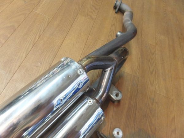 スカイウェイブ250 CJ44 CJ46 社外マフラー SP忠男 2本だし S