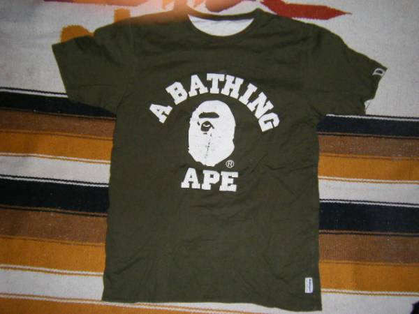 大人気！！APEリバーシブルTシャツ検GEコテージ２号TMTLETITLIDE