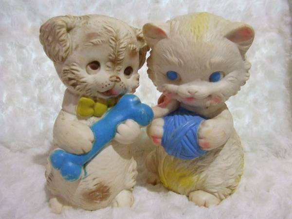 ヴィンテージ　モブレイ　ワンコ＆ネコちゃん　ラバードール