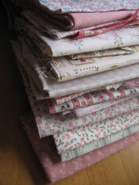 パッチワーク　布地　生地　赤　まとめ売り_2