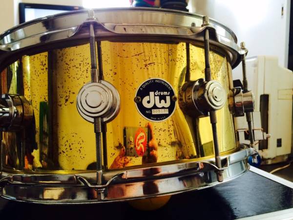 DW ブラス スネア brass br1465 コレクターズシリーズ ケース付(スネア 