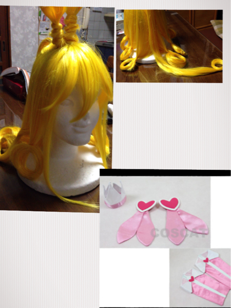 ドキドキプリキュア キュアハート コスプレ 衣装 ウィッグ 即ok