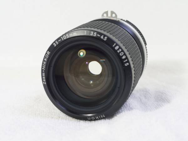 Ai-s Zoom Nikkor 35-105/3.5-4.5+sonyEマウント用アダプタ