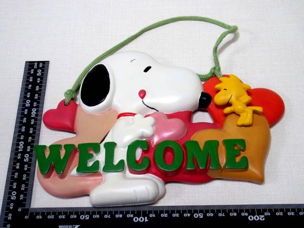 可愛い Snoopy スヌーピー ウェルカムボード 加藤工芸 スヌーピー ピーナッツ 売買されたオークション情報 Yahooの商品情報をアーカイブ公開 オークファン Aucfan Com