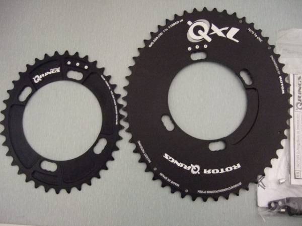 ■ROTOR　QXL RINGS　楕円　53/38T　9000、6800専用　未使用■