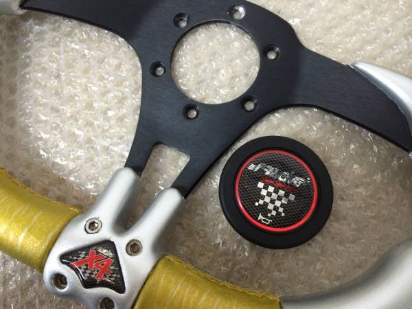 ☆希少☆SIMONIシモーニX4ステアリングイエローワイルドスピード