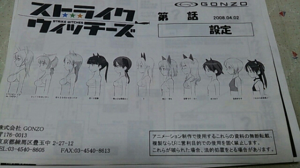 ストライクウィッチーズ設定資料集他8冊セット アニメ ストライクウィッチーズ 制作用 設定資料集 (原画、設定資料集