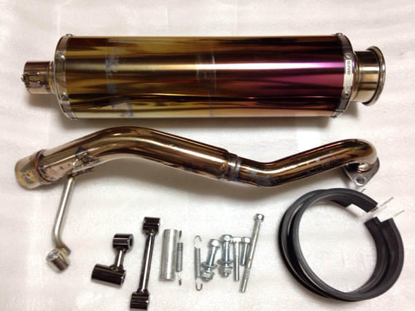 スカイウェイブ250 BEAMSビームス ss400チタン2マフラー cj46(マフラー 